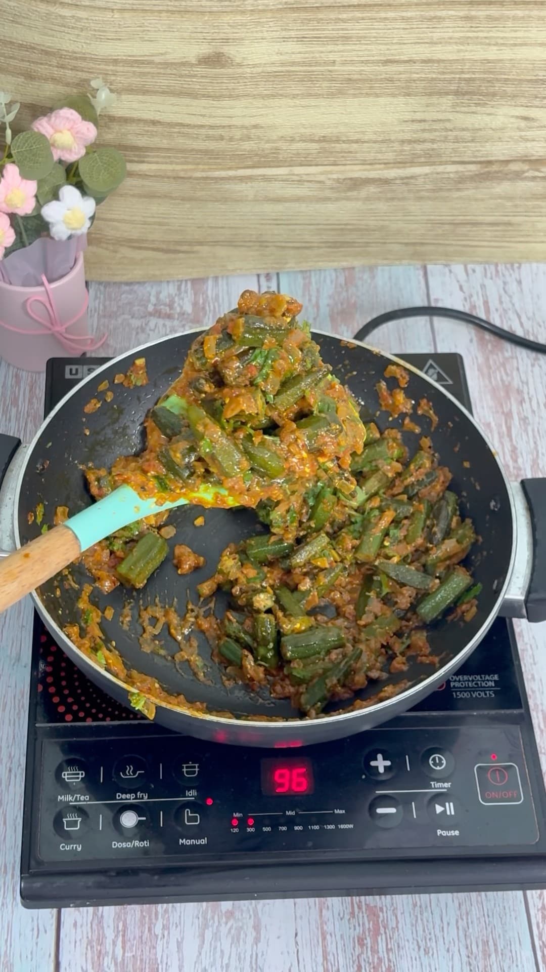 Bhindi recipe | bhindi masala recipe | bhi di ki sabji | #shorts #reels #vegrecipe #bhindirecipe