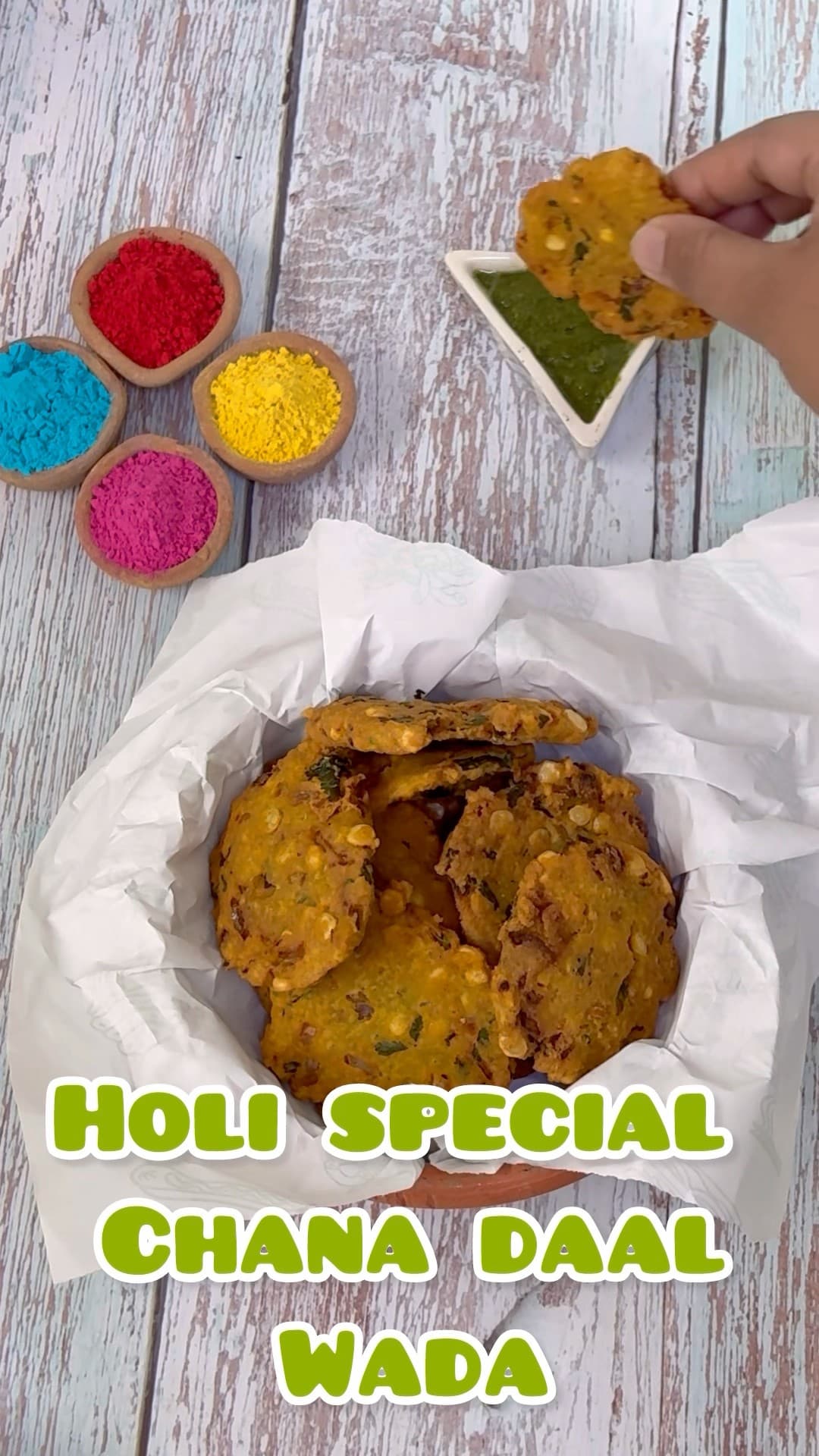 Daal Vada recipe | chana daal Vada | Holi special recipe | #recipe #viral #shorts #easyrecipe